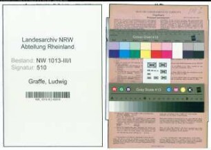 Entnazifizierung Ludwig Graffe , geb. 24.08.1901 (Kaufmaennischer Angestellter)