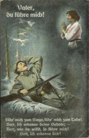 Vater, du führe mich! Führ' mich zum Siege