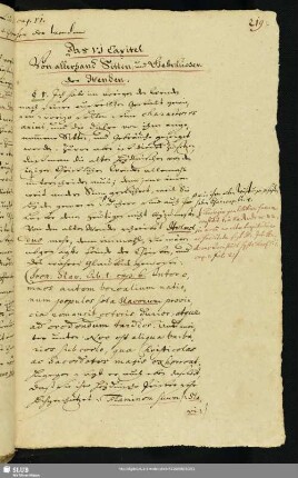 Das VI. Capitel. Von allerhand Sitten und Gebräuchen der Wenden
