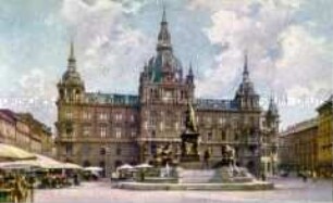 Das Rathaus in Graz