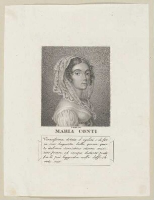 Bildnis der Maria Conti