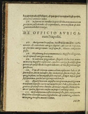 De Officio Aurigarum Praepositi