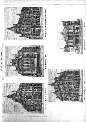 Berliner Bauten. Illustrations-Proben aus Meyer's Konversations-Lexikon 5. Aufl.