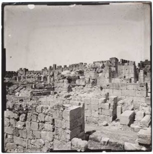 Ruinen, Baalbek: Ansicht der Ruinenstadt