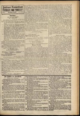 Zweite Ausgabe vom Montag, den 13. März 1916.