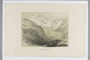 Le Mont-Rose à Magugnaga, Blatt 8 der Folge "Zwölf Ansichten von Monte Rosa und Vispertal"
