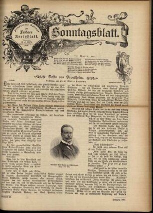 Ausgabe vom Sonntag, den 12. November 1899.