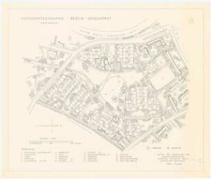 Kleingartenanlage, Berlin-Haselhorst: Grundriss 1:1000