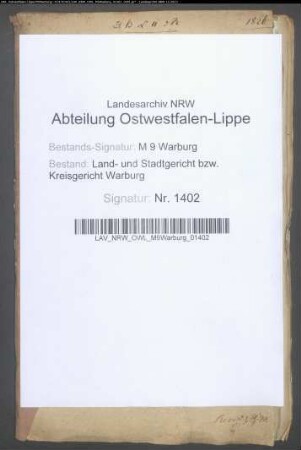 Erblasser: Bremer, Johann: