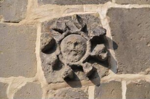 Quedlinburg - Ornament an der Marktkirche : Steinornament an der Marktkirche, aufgenommen in Quedlinburg am 6. April 2014. Foto Uwe Gerig
