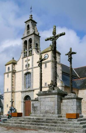 Frankreich. Bretagne. Finistere. Plomeur. Eglise Sainte Thumette. 1760