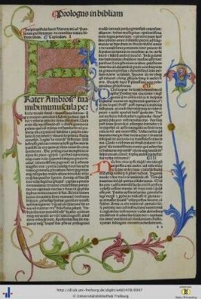 Epistola sancti Hieronymi ad Paulinum presbyterum de omnibus divine historie libris