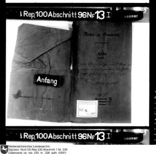 Landeskassen, Extrakte und Korrespondenzen, Bd. I und II