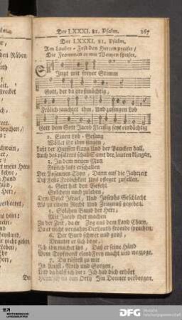 Der LXXXI. 81. Psalm bis Der XC. 90. Psalm