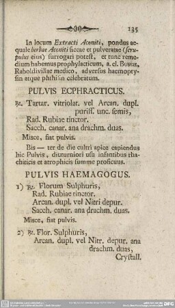 Pulvis Haemagogus