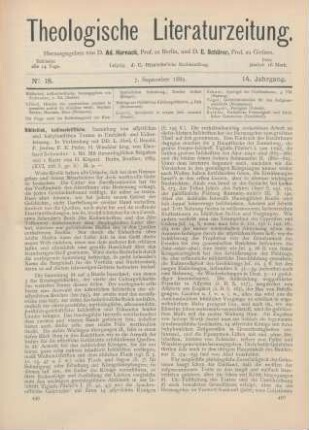 449-451 [Rezension] Schrader, Eberhard (Hrsg.), Keilinschriftliche Bibliothek. Sammlung von assyrischen und babylonischen Texten in Umschrift und Uebersetzung. 1. Bd