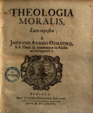 Theologia moralis : luci exposita ...