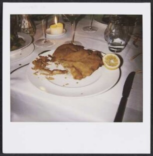 Schnitzel im Restaurant Pfarrwirt in Wien