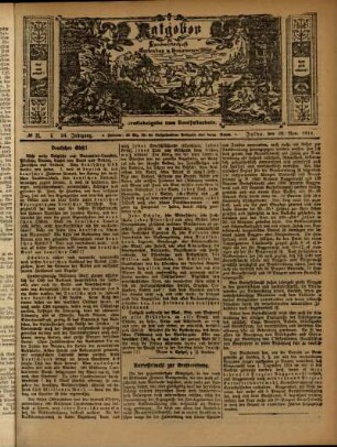 Ausgabe vom Sonntag, den 29. November 1914.