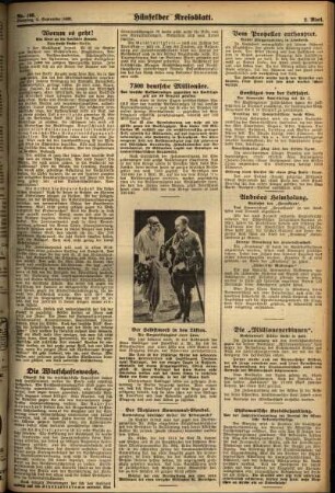 Zweite Ausgabe vom Dienstag, den 02. September 1930.
