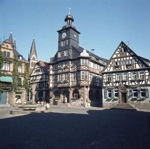 Heppenheim, Marktplatz 1. Altes Rathaus (1715). Straßenansicht