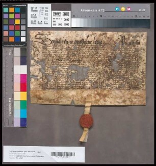 Indulgenzbrief des Bischofs Simon von Paderborn.
