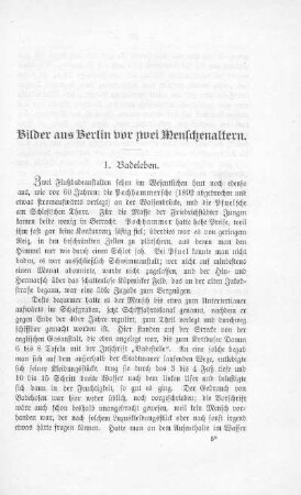 Bilder aus Berlin vor zwei Menschenaltern