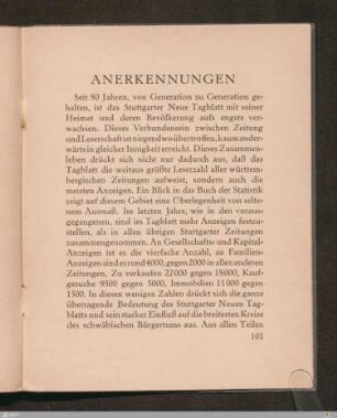 Anerkennungen