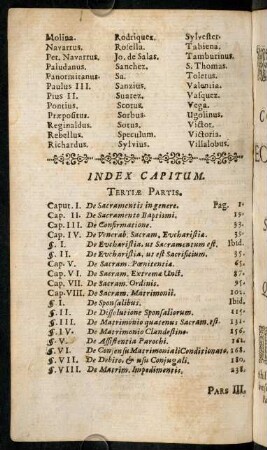 Index Capitum.
