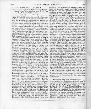 Wette, W. M. L. de: Kurzgefasstes exegetisches Handbuch zum Neuen Testament. 2. Aufl. Bd. 1, T. 4. Kurze Erklärung der Apostelgeschichte. Leipzig: Weidmann 1841 (Beschluss von Nr. 41)