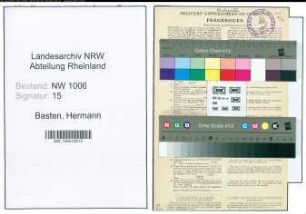 Entnazifizierung Hermann Basten , geb. 18.01.1893 (Landwirt)