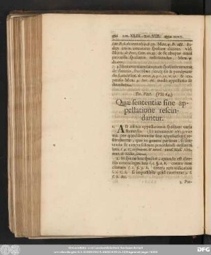 Tit. VIII. (VII. 64.) Quae sententiae sine appellatione rescindantur.
