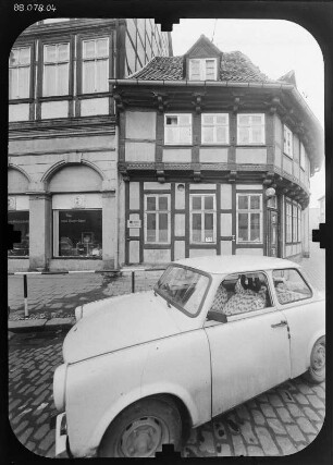 Quedlinburg, Marktstraße 12. Ehem. Ackerbürgerhof (um 1590). Straßenfront