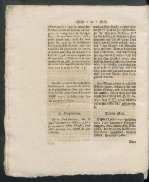 3. Proposition. = Dritter Satz.