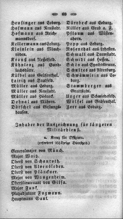 Inhaber der Auszeichnung für längeren Militärdienst