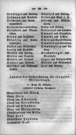Inhaber der Auszeichnung für längeren Militärdienst