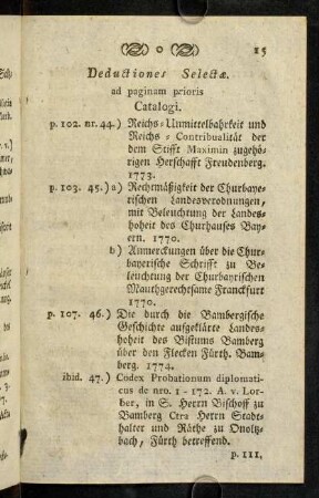 15-28, Deductiones Selectae.