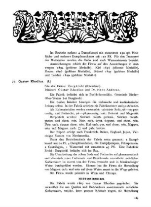 72. Gustav Rhodius.