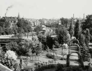 Meerane : Meerane. Parkanlage am Bahnhof