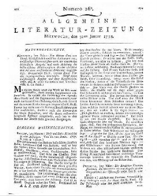 Franklins freyer Wille : ein Wink für denkende Menschen über die Macht des Zufalles. - Leipzig : Mössle, 1787
