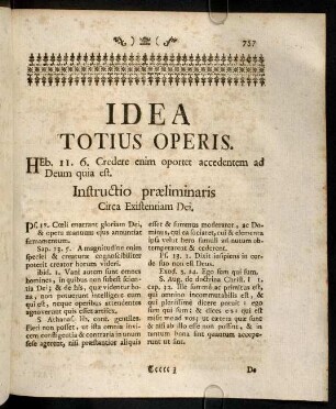 757-758, Idea Totius Operis