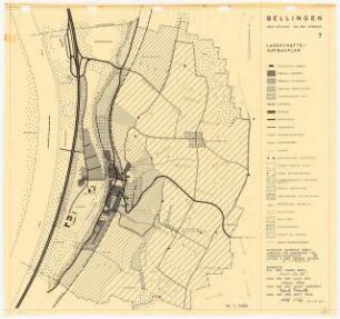Landschaftsaufbauplanung Bellingen: Grundriss 1:5000