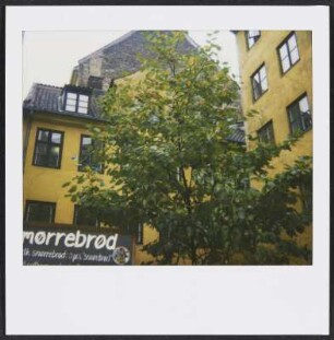 Vor einem Restaurant in Kopenhagen
