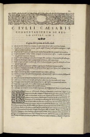 Capita libri primi de bello civili.