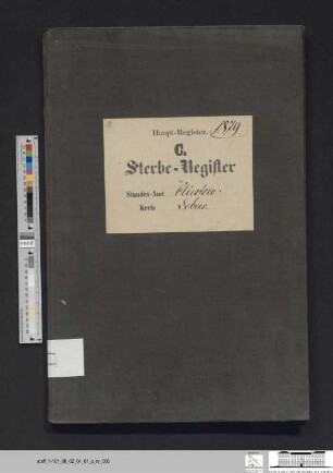 Sterberegister Kliestow 1879