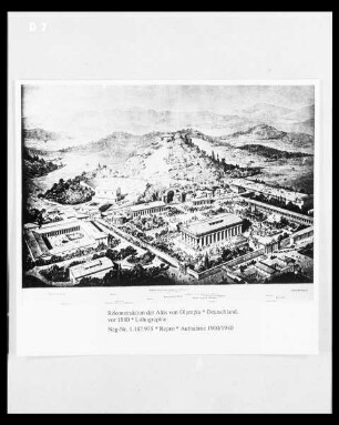 Rekonstruktion der Altis von Olympia