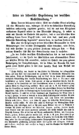 Ueber die historische Begründung der deutschen Rechtschreibung : (Fortsetzung folgt)