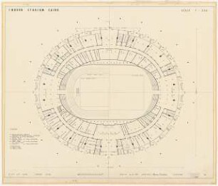 Sportfield Kairo Indoor Stadium: Grundriss Ground Floor 1:200