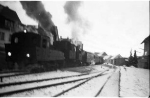 Lok 21 und 15, Bahnhof Burladingen