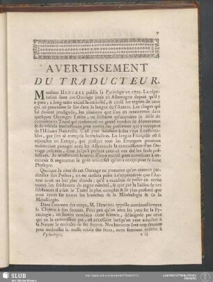 Avertissement Du Traducteur